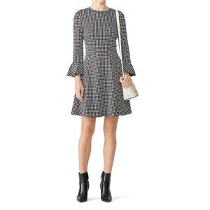 NWOT Kate Spade houndstooth ponte dress